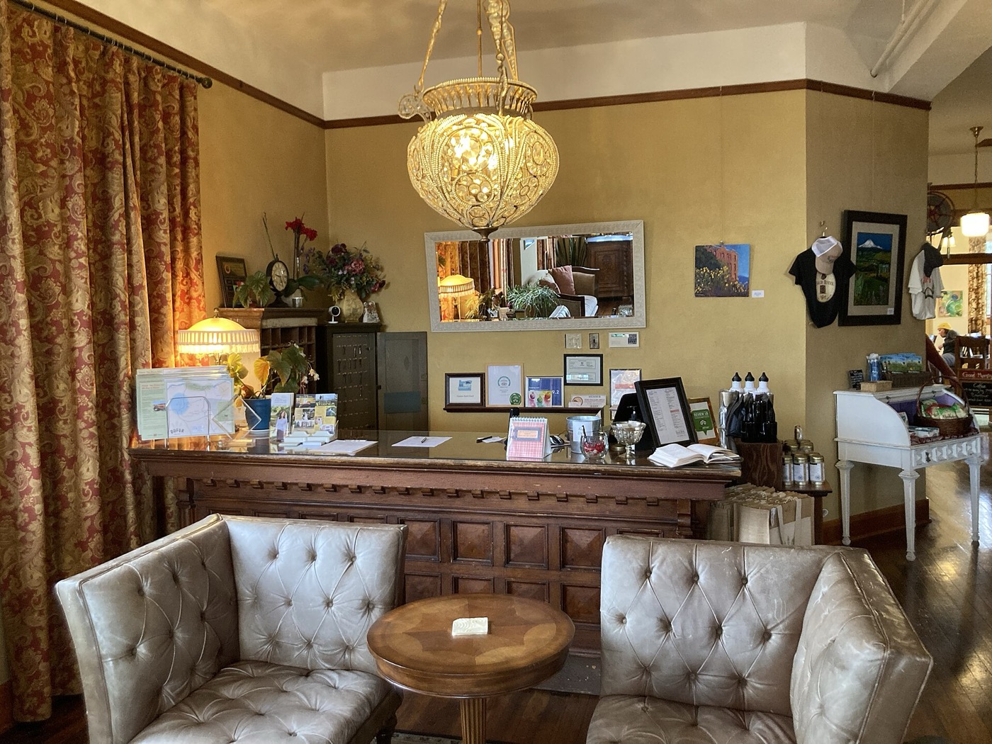 Receptiebalie van een hotel